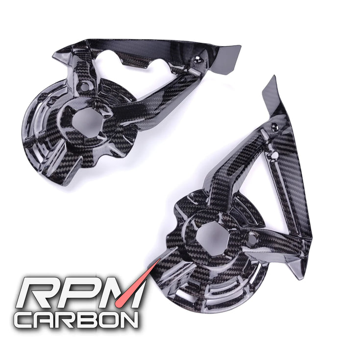 Ducati Hypermotard 950 2020+ Carbon Fiber Radiator Fan Covers