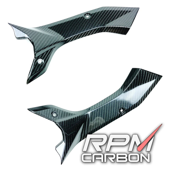 YAMAHA R6 2017+ CARBON FIBER DASH PANEL SIDE COVERS