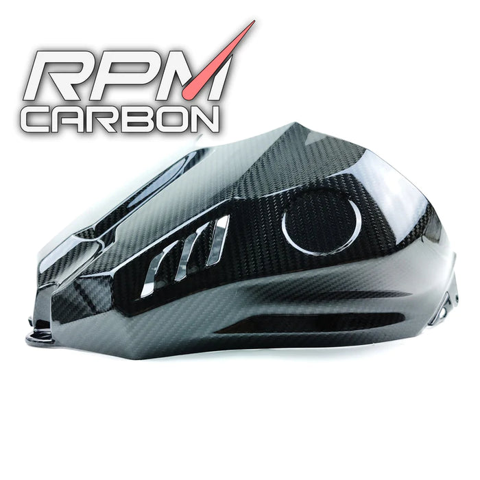 YAMAHA R1 R1M 2015-2019 CARBON FIBER AIRBOX TANK COVER