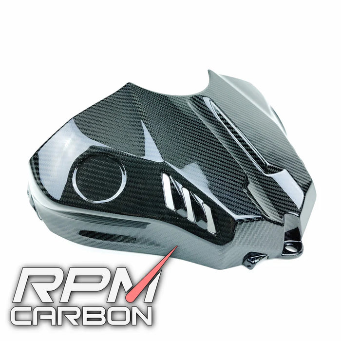 YAMAHA R1 R1M 2015-2019 CARBON FIBER AIRBOX TANK COVER