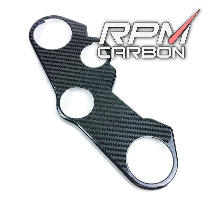 Suzuki GSX-R 1000 2017+ Carbon Fiber Triple Clamp Cover (Does not fit GSXR1000R)