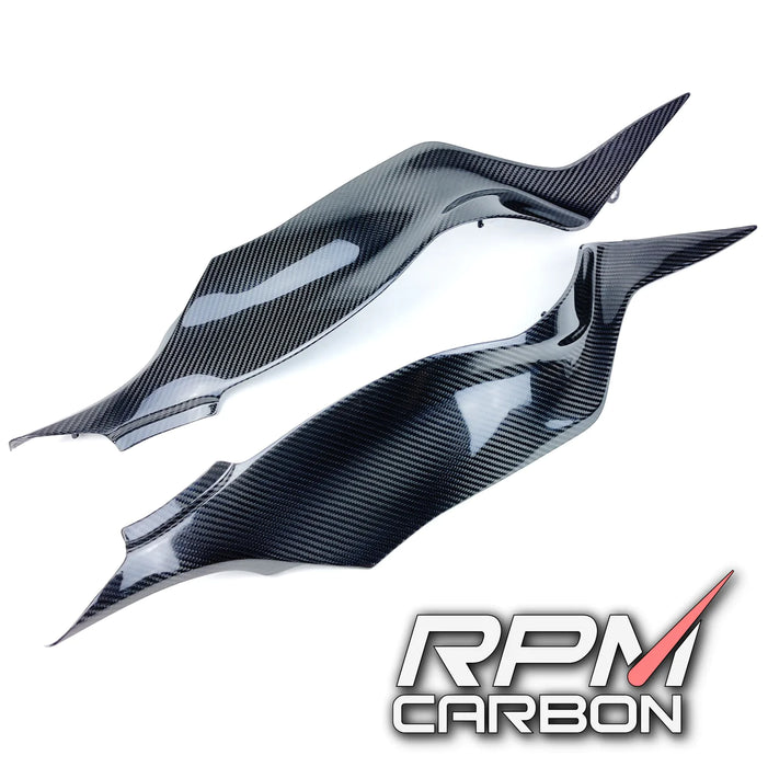 KAWASAKI ZX-6R 2019+ CARBON FIBER TANK SIDE PANELS