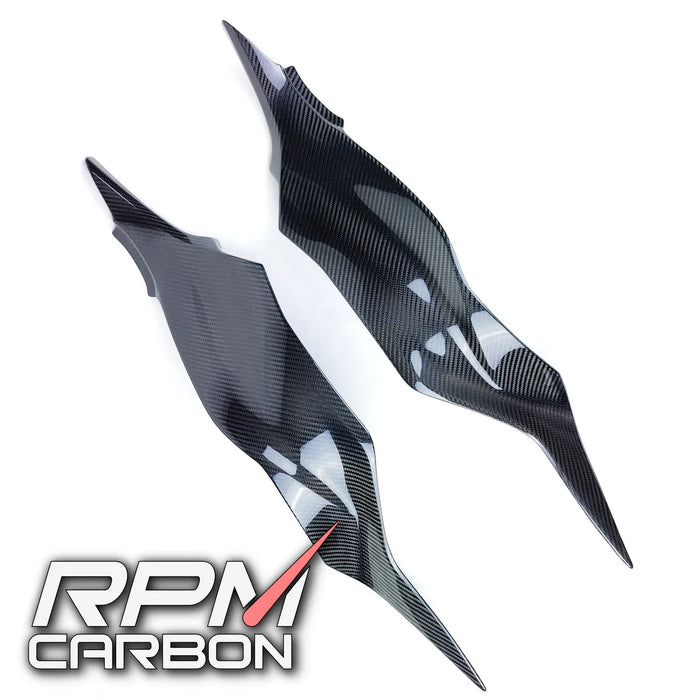KAWASAKI ZX-6R 2019+ CARBON FIBER TANK SIDE PANELS