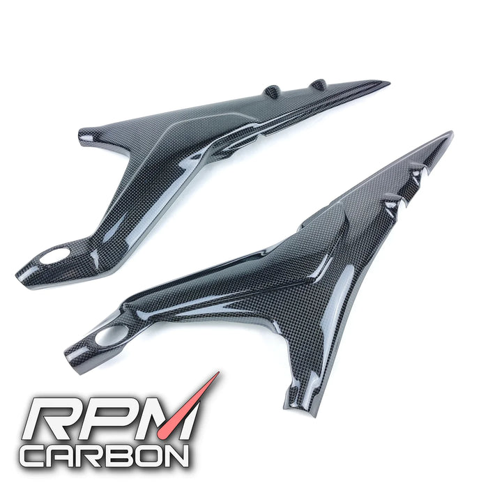 DUCATI PANIGALE V4 2018+ CARBON FIBER SUB-FRAME COVERS PROTECTORS FULL