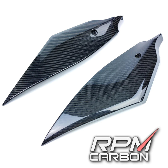 YAMAHA R6 2017+ CARBON FIBER TANK SIDE PANELS [YAR6-9]