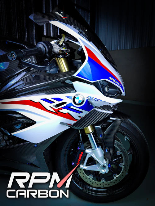 BMW M1000RR REPLICA CARBON FIBER WINGLETS FOR S1000RR 2019-2022