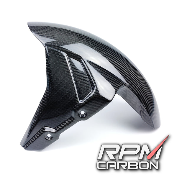 BMW S1000RR 2009+ CARBON FIBER FRONT FENDER HUGGER MUDGUARD (WSBK STYLE)