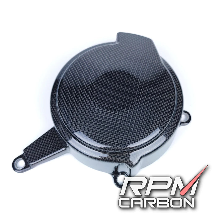 DUCATI PANIGALE V4 2018+ CARBON FIBER ALTERNATOR COVER CARBON FIBER