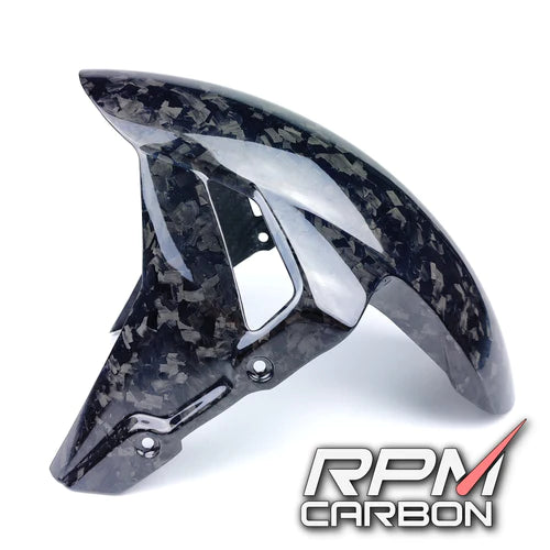 BMW S1000RR 2009+ CARBON FIBER FRONT FENDER HUGGER MUDGUARD