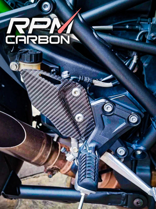 Kawasaki H2 SX 2017+ Carbon Fiber Heel Guard