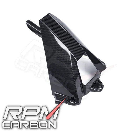 BMW S1000RR/R 2009-2019 CARBON FIBER REAR HUGGER WITH CHAIN GUARD