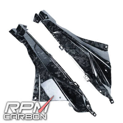 BWW S1000RR 2009-2014 Carbon Fiber Upper Side Fairings