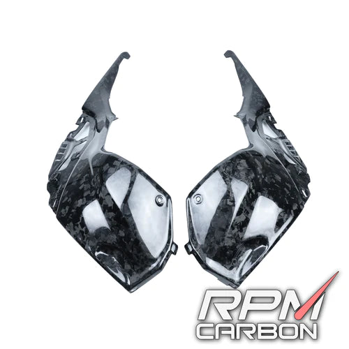 BMW S1000RR 2020+ CARBON FIBER TANK SIDE PANELS (OEM VERSION)