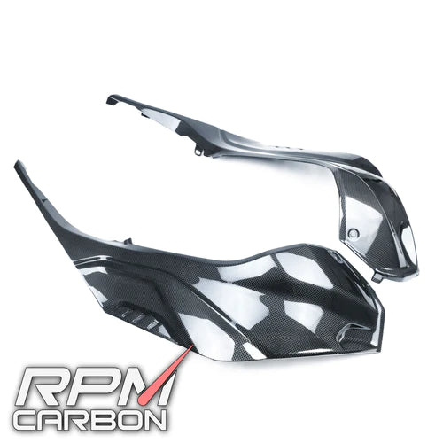 BMW S1000RR 2020+ CARBON FIBER TANK SIDE PANELS (Fully enclosed)