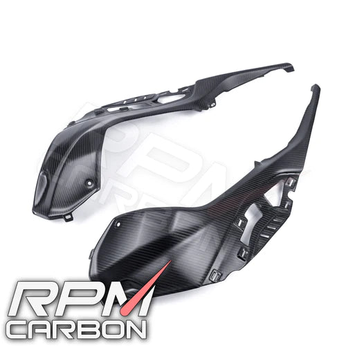 BMW S1000RR 2020+ CARBON FIBER TANK SIDE PANELS (OEM VERSION)