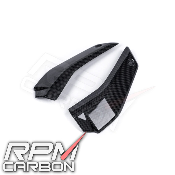 Ducati Streetfighter V4 2020+ Carbon Fiber Lower Radiator Cover Guard Panel