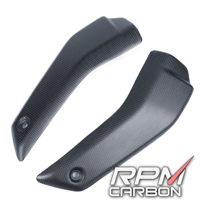 Ducati Streetfighter V4 2020+ Carbon Fiber Lower Radiator Cover Guard Panel