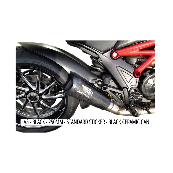 Ducati Diavel 2011-2016 GP2 Slip On Exhaust System