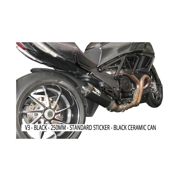 Ducati Diavel 2011-2016 GP2 Slip On Exhaust System