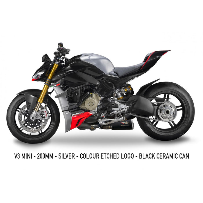 Ducati Streetfighter V4 2019+ GP3 Decat Exhaust System