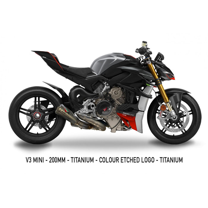 Ducati Streetfighter V4 2019+ GP3 Decat Exhaust System