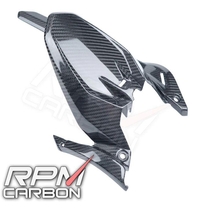 Ducati Monster 937 2021+ Carbon Fiber Rear Fender with Chain Guard (DP Style)