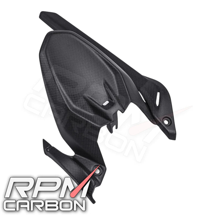 Ducati Monster 937 2021+ Carbon Fiber Rear Fender with Chain Guard (DP Style)