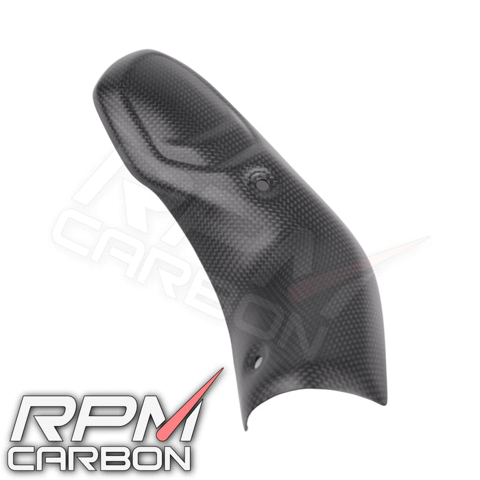 Ducati Multistrada V4 Carbon Fiber Exhaust Protector Lower