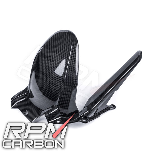 Ducati Multistrada V4 Carbon Fiber Rear Fender with chain guard