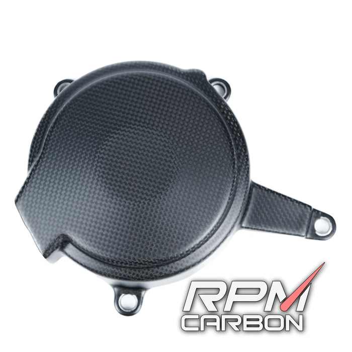 DUCATI PANIGALE V4 2018+ CARBON FIBER ALTERNATOR COVER CARBON FIBER