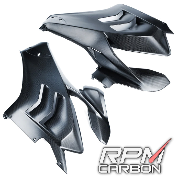 DUCATI PANIGALE V4 2018-2021 CARBON FIBER SIDE FAIRINGS