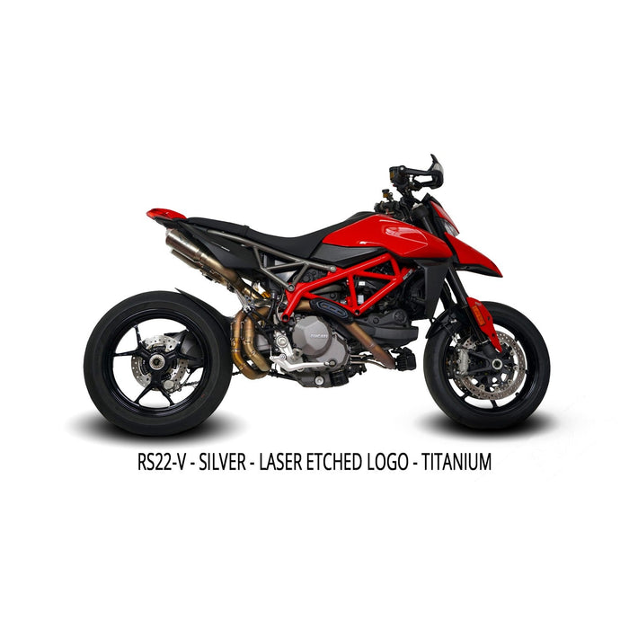 Ducati Hypermotard 950 / SP 2019-2022 RS22 Slip On + Y-pipe Exhaust System