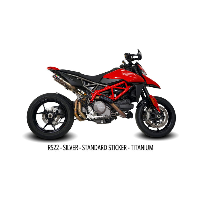 Ducati Hypermotard 950 / SP 2019-2022 RS22 Slip On Exhaust System