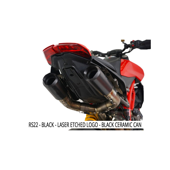 Ducati Hypermotard 950 / SP 2019-2022 RS22 Slip On Exhaust System