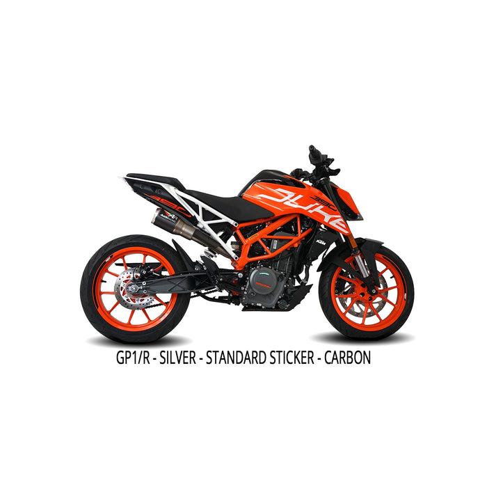 KTM 390 DUKE/RC 2013+ Hi Slung Decat Exhaust System