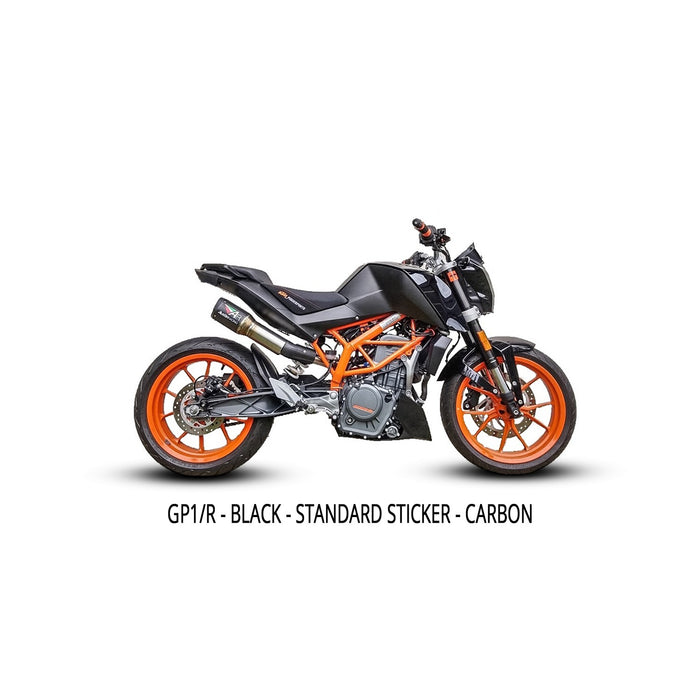 KTM 390 DUKE/RC 2013+ Hi Slung Decat Exhaust System