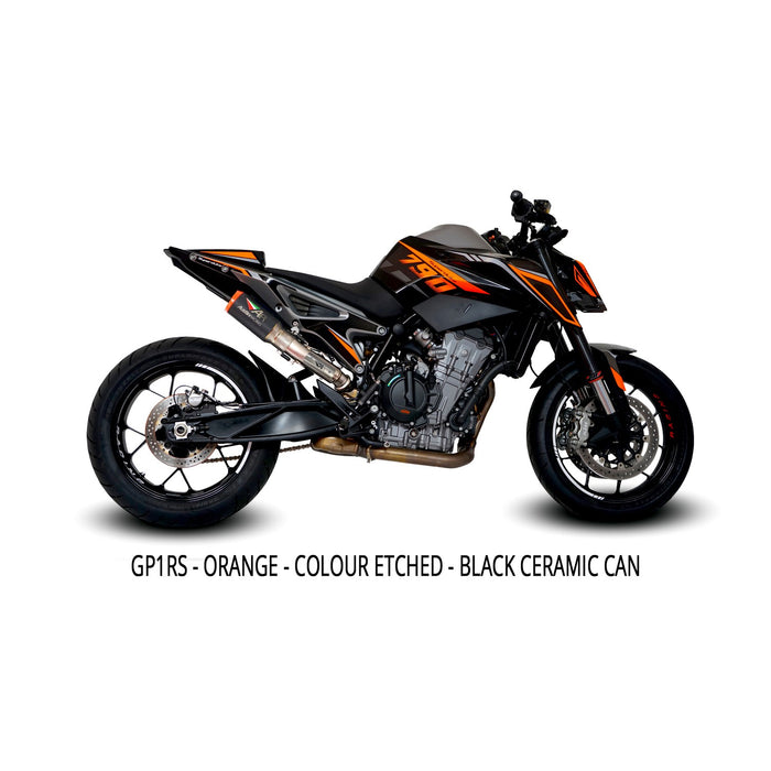 KTM 790 2018-2023/890 DUKE 2020-2024 Hi Slung Decat Exhaust System