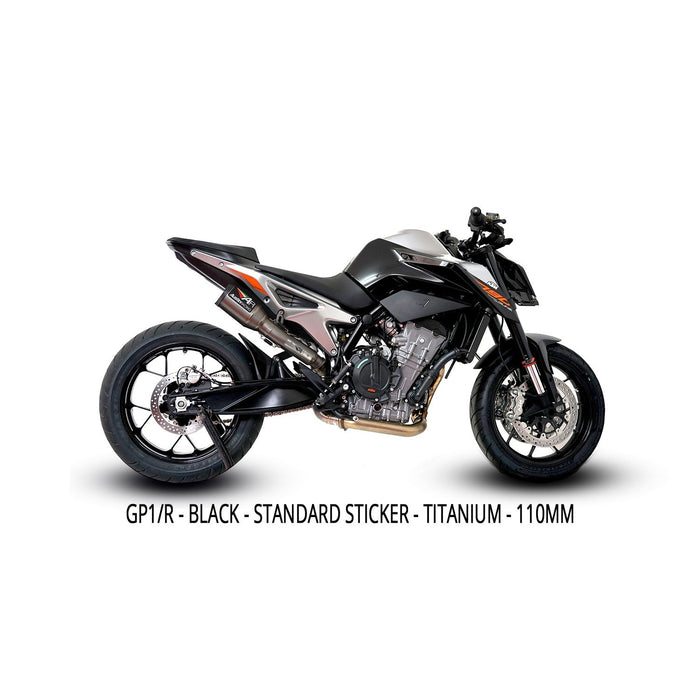 KTM 890 DUKE 2020+ Hi Slung Slip On Exhaust System