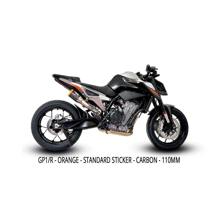 KTM 890 DUKE 2020+ Hi Slung Decat Exhaust System