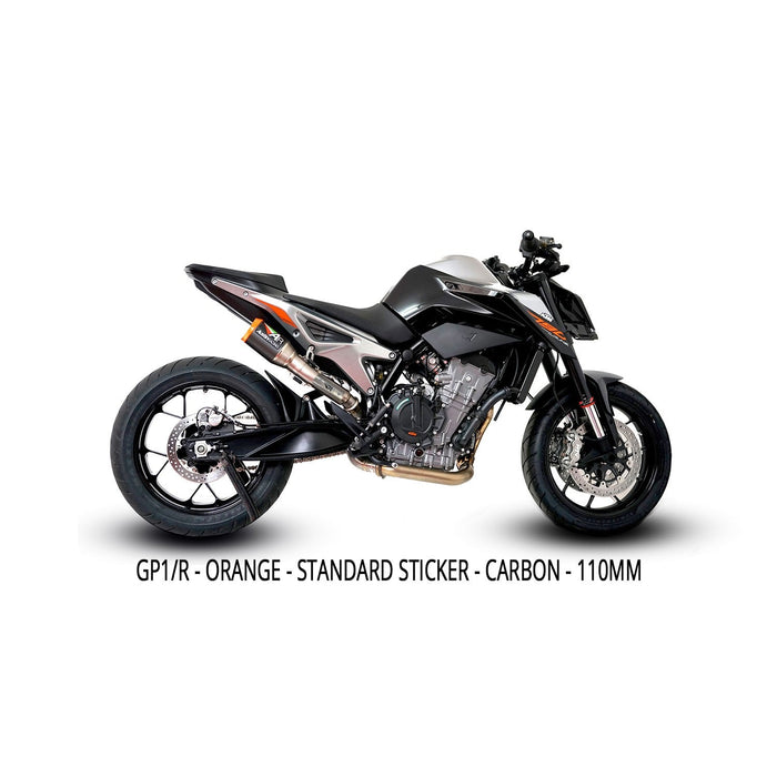 KTM 890 DUKE 2020+ Hi Slung Slip On Exhaust System