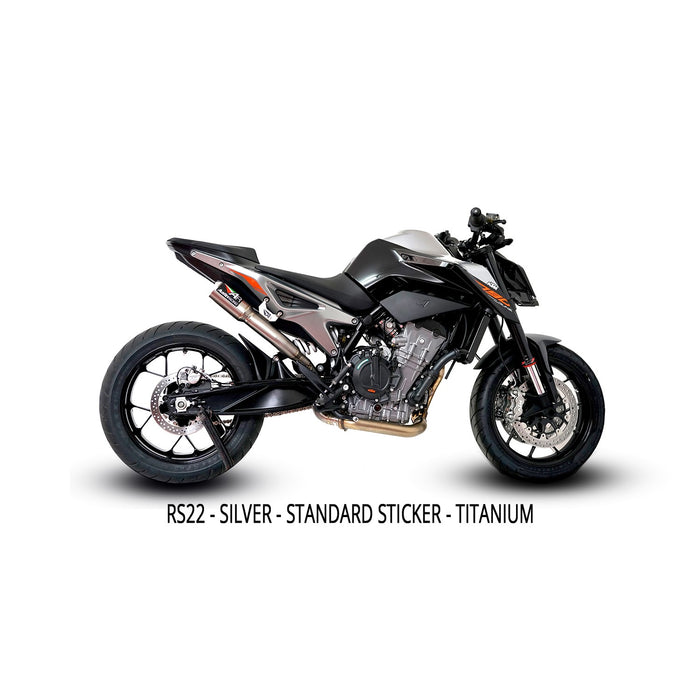 KTM 790/890 DUKE 2018+ RS22 Underseat Decat Exhaust System