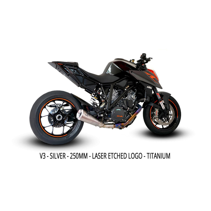 KTM 1290 SUPERDUKE R 2014-2019 GP3 Belly Exit Decat Exhaust System