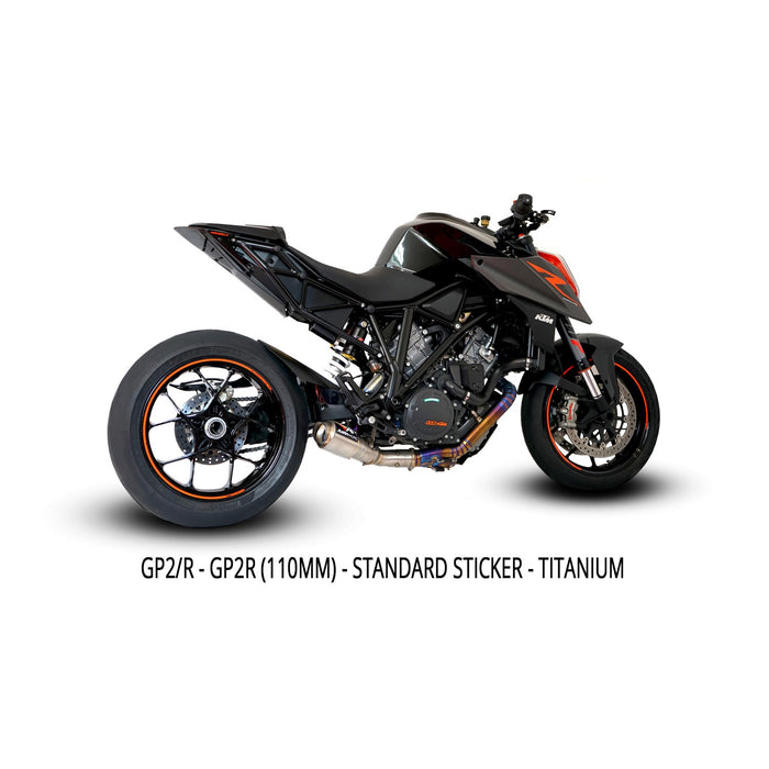 KTM 1290 SUPERDUKE R 2014-2019 GP3 Belly Exit Decat Exhaust System