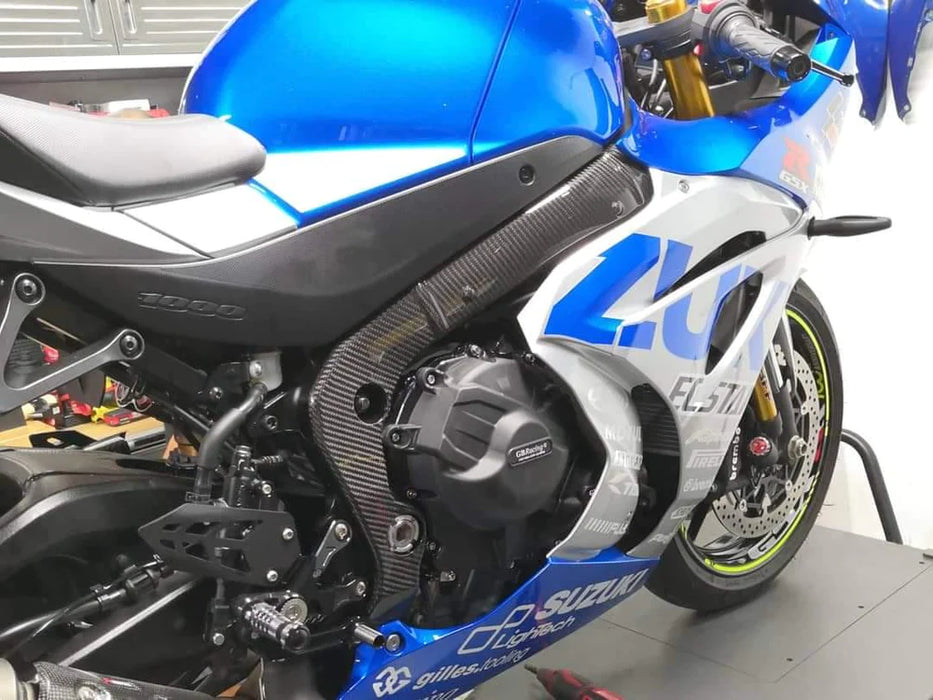 Suzuki GSX-R 1000 2017+ Carbon Fiber Frame Covers