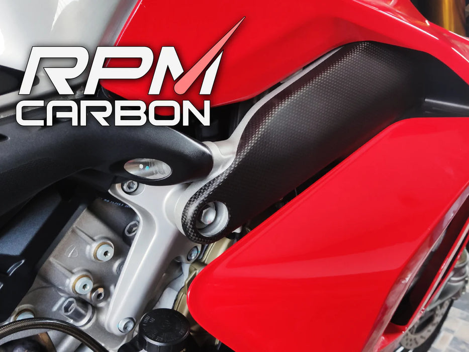 DUCATI PANIGALE V4 2018+ CARBON FIBER FRAME COVERS PROTECTORS