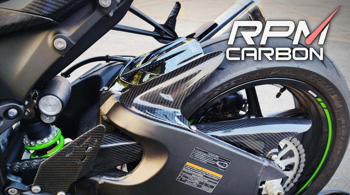 KAWASAKI ZX-6R 2019+ CARBON FIBER HEEL GUARDS