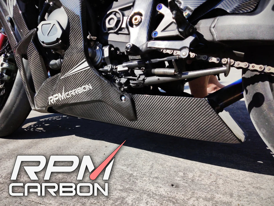 KAWASAKI ZX-10R 2011-2020 CARBON FIBER RACE BELLY PAN
