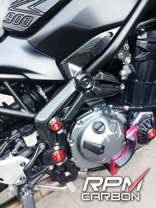 KAWASAKI Z900 2017+ CARBON FIBER FRAME COVERS PROTECTORS