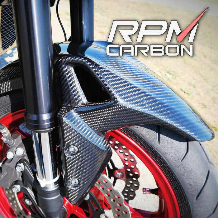 KAWASAKI Z900 2017+ CARBON FIBER FRONT FENDER