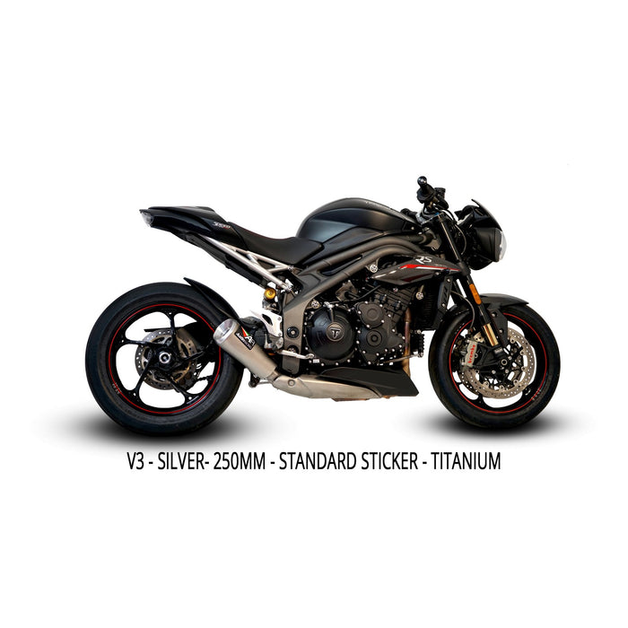 Triumph Speed Triple 1050 2015-2020 GP3 Slip On Exhaust System